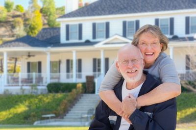 Sweet senior couple